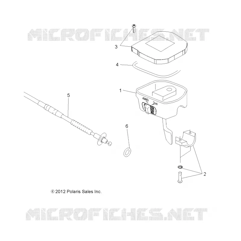 STEERING, CONTROLS, THROTTLE   ASM. AND CABLE
