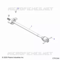 DRIVE TRAIN, FRONT PROP SHAFT