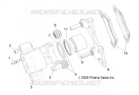 FRONT BRAKE CALIPER [BUILT 9/15/14 AND BEFORE]