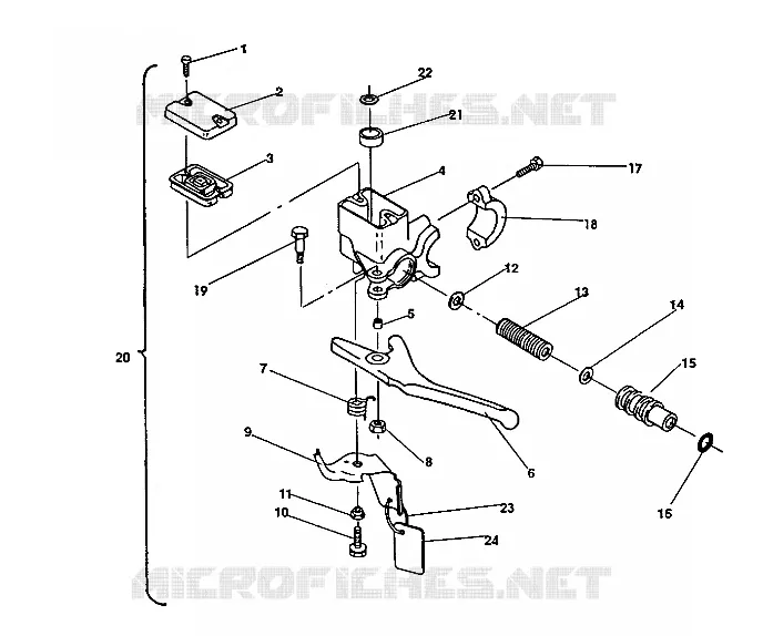 MASTER CYLINDER   500 XLT (4921662166015A)