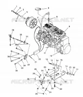 ENGINE MOUNTING XLT/0930767,XLT SP/0930667    XLT SKS/0930567 (4923012301028A)