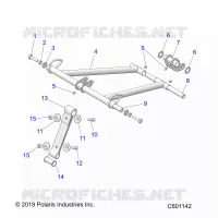 SUSPENSION, FRONT TORQUE ARM