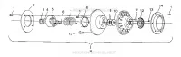 DRIVEN CLUTCH 500 0972764,  EUROPEAN 500 E972764, 500 SKS 0972564,  EUROPEA (4938393839C009)