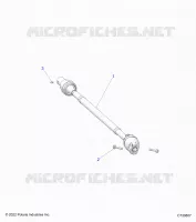 DRIVE TRAIN, REAR PROP SHAFT