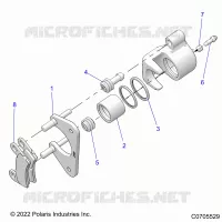 BRAKES, REAR CALIPER