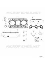 ENGINE, UPPER GASKET KIT 