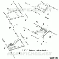 REAR SUSPENSION CONTROL ARMS