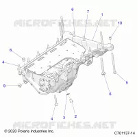 OIL PAN, MOUNTING AND RELATED