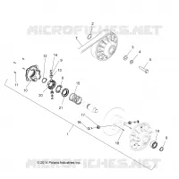 DRIVE TRAIN, SECONDARY CLUTCH