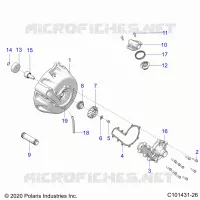ENGINE, COOLING SYSTEM AND WATER PUMP