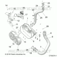 DRIVE TRAIN, CLUTCH COVER AND DUCTING