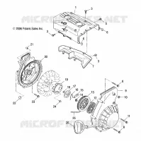 ENGINE, BLOWER HOUSING    RECOIL STARTER