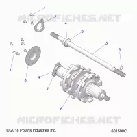 DRIVE TRAIN, JACKSHAFT AND DRIVE SHAFT