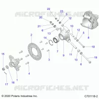 SUSPENSION, REAR CARRIER