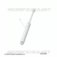 SUSPENSION, REAR SHOCK TRACK