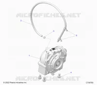 DRIVE TRAIN, FRONT GEARCASE MOUNTING