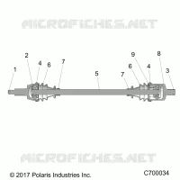 DRIVE TRAIN, FRONT HALF SHAFT