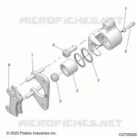 BRAKES, REAR CALIPER