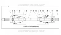 DRIVE TRAIN, FRONT DRIVE SHAFT