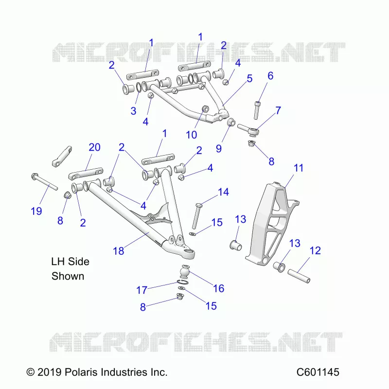 FRONT WISHBONES