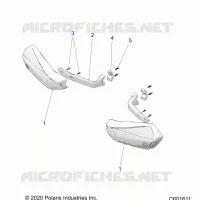 STEERING, HAND GUARDS