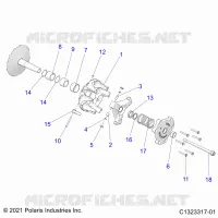 DRIVE TRAIN, PRIMARY CLUTCH