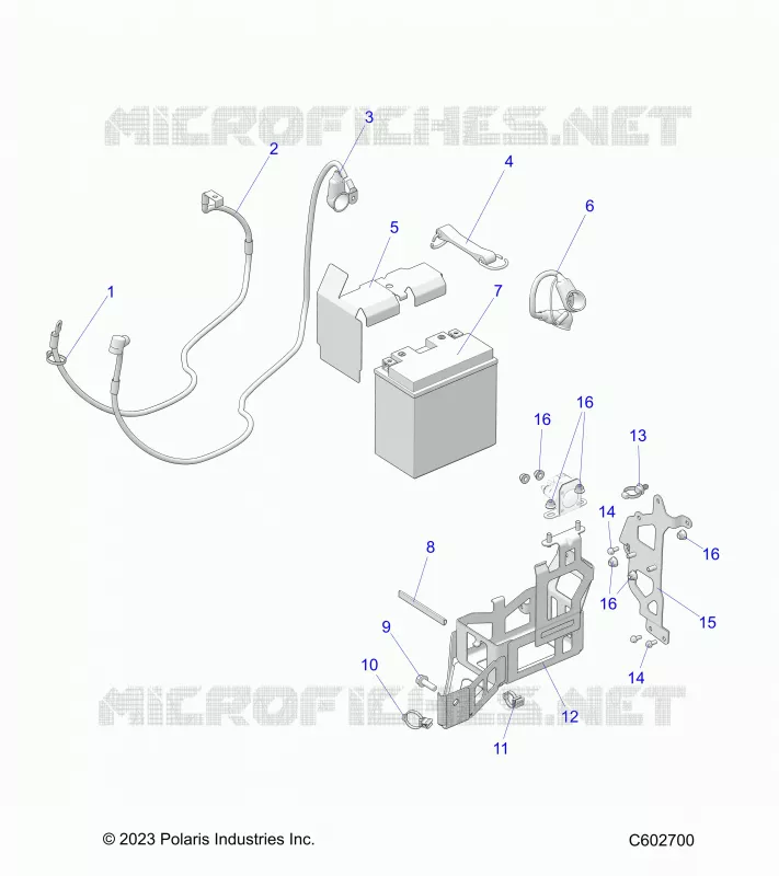 ELECTRICAL, E.S. BATTERY/BOX AND CABLES