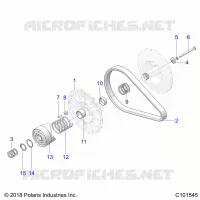 DRIVE TRAIN, SECONDARY CLUTCH