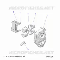 BARKE CALIPER ASM.