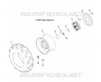 WHEELS, FRONT TIRE AND BRAKE DISC