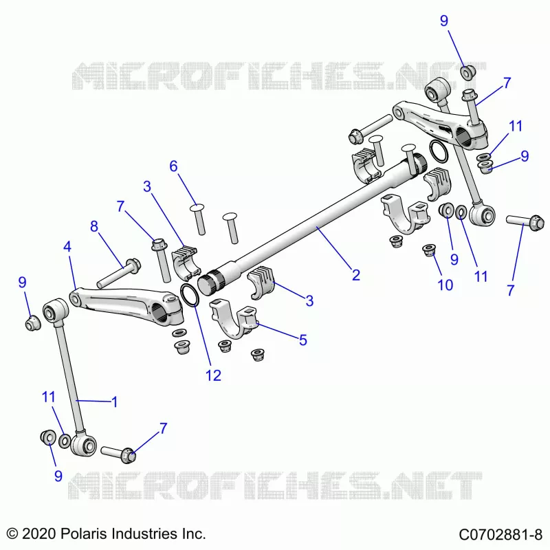 SUSPENSION, FRONT STABILIZER BAR