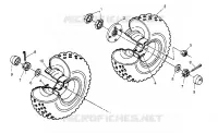 MIDDLE WHEEL ASSEMBLY 6X6 300 W948730 (4926792679C002)