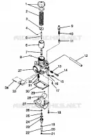 CARBURETOR 440 0942760 AND 440 SKS 0942560 (4925072507034A)