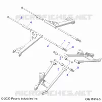 REAR SUSPENSION CONTROL ARM MOUNTING