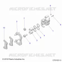 BRAKES, REAR CALIPER