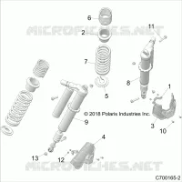 REAR SUSPENSION SHOCK MOUNTING