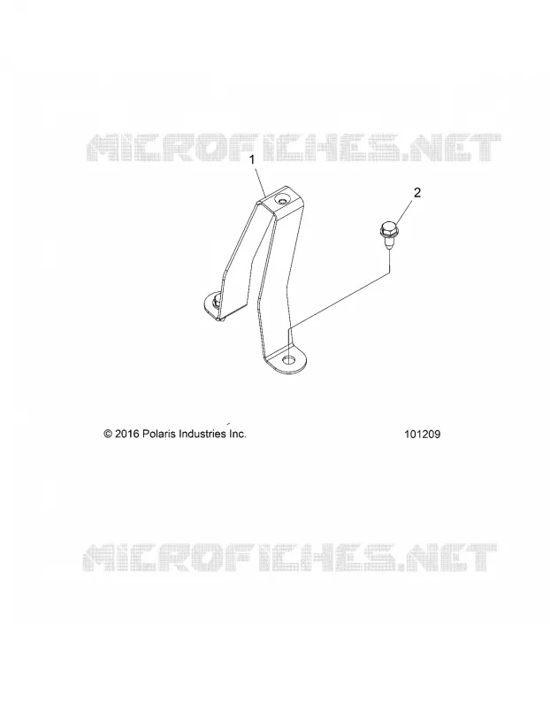 CHASSIS, FUEL TANK SUPPORT BRACKET