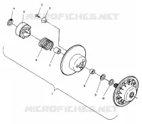 DRIVEN CLUTCH LITE GT 0963133 AND EUROPEAN LITE GT E963133 (4933083308B012)