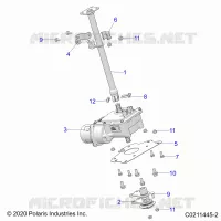STEERING POST  AND EPS