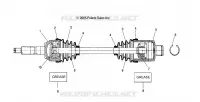DRIVE REAR SHAFT