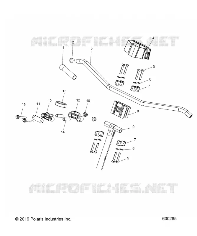 STEERING, UPPER AND HANDLEBAR ASM.
