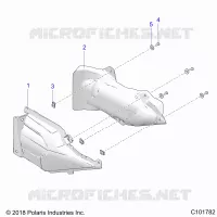 BODY, EXHAUST COVER SHIELD