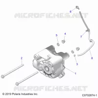 DRIVE TRAIN, FRONT GEARCASE MOUNTING