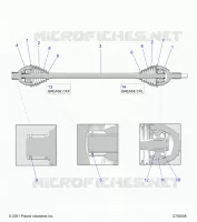DRIVE TRAIN, HALF REAR SHAFT