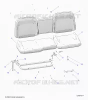 SEAT ASM. REAR