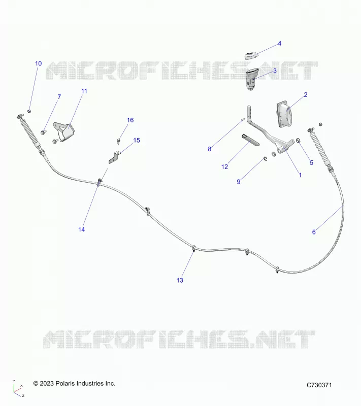 DRIVE TRAIN, GEAR SELECTOR