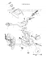 HANDLEBAR   HEADLIGHT POD