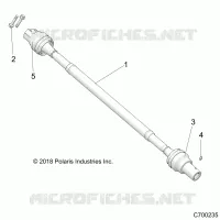 DRIVE TRAIN, REAR PROP SHAFT