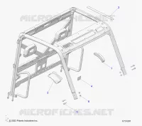 CHASSIS, EDGE COVER AND MIRROR BRACKETS