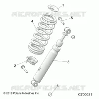 FRONT SUSPENSION SHOCK MOUNTING